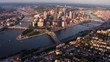Aerial view of Pittsburgh, Pennsylvania