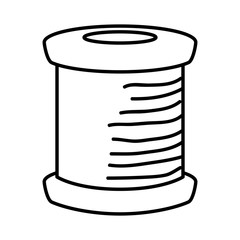 Sewing thread roll icon vector illustration design