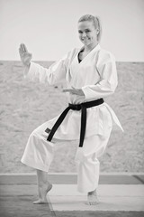 karate girl martial arts