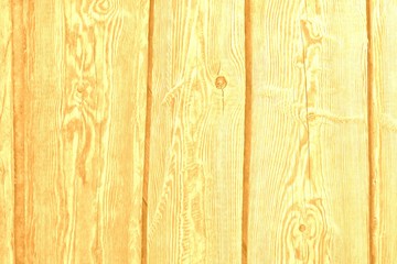 Canvas Print - Pattern of yellow vintage weathered wood