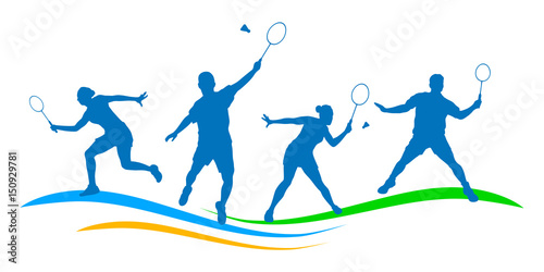 Dekoracja na wymiar  badminton-93