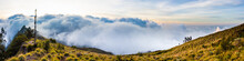 Panoramic View Of The Clouds From The Top Of Caldera, Indonesia