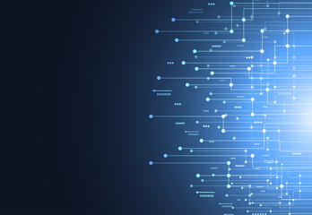 Poster - Abstract technology background