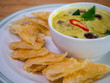 © Amarinj - Roti and curry beef delicious food.