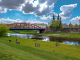Fototapeta Fototapety z mostem - Poznań, Ostów Tumski