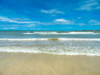 Beach and beautiful tropical sea.