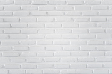  Pattern of white brick wall for background and textured, Seamless old brick wall background