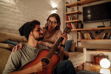 Wall Mural - Playing some music