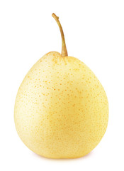 Canvas Print - ripe chinese pear isolated