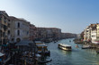  Sunny view over Canal Grande from Rialto Bridge, Venice, Italy