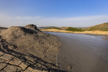 Wall Mural - Mud Volcanoes, Romania