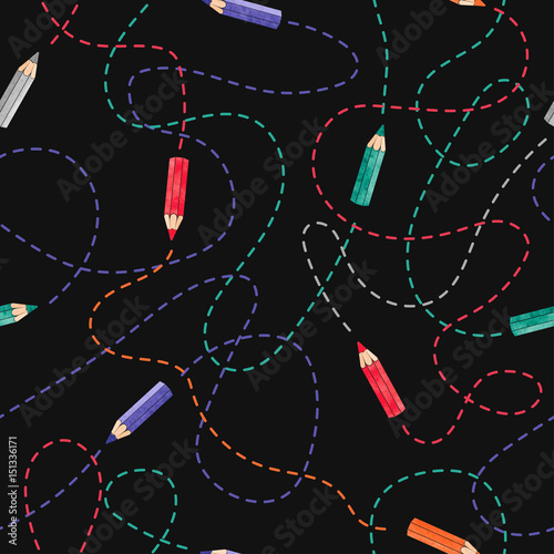 Seamless pattern with color...