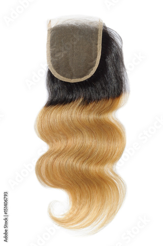 Body Wave Two Tone Dip Dyed Black With Blonde Virgin Human