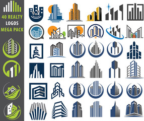 Wall Mural - realty logo mega pack