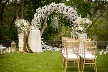 original wedding floral decoration