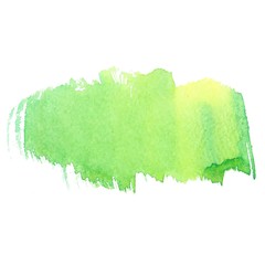 Abstract watercolor brush strokes painted background.