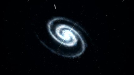 Wall Mural - galaxy space zoom in to