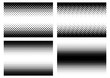 Halftone in different variations in vector_02