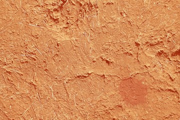 Sticker - Pattern of red retro clay plaster surface