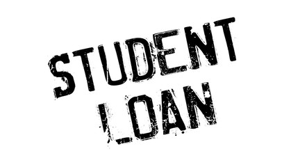 Student Loan rubber stamp. Grunge design with dust scratches. Effects can be easily removed for a clean, crisp look. Color is easily changed.