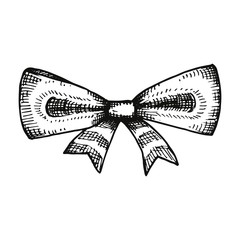 Canvas Print - Bow vector