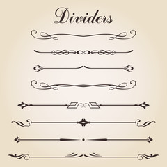 Dividers set