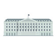 Modern Flat Famous Government Building, Suitable for Diagrams, Infographics, Illustration, And Other Graphic Related Assets - Washington Department Of Treasury Building