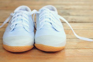 White sneakers