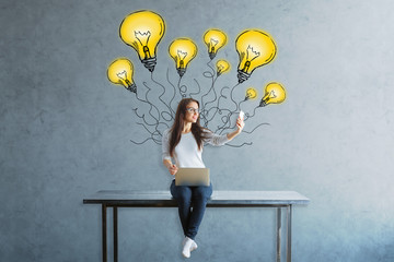 Leinwandbilder - Idea concept