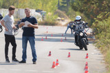 Fototapeta  - motorbike test
