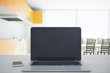 Poster - Empty notebook in kitchen