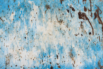 Wall Mural - Rusty painted metal surface background