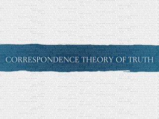 Canvas Print - Correspondence theory of truth