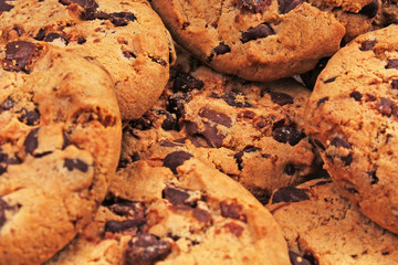 American cookies cookie closeup texture studio photo.