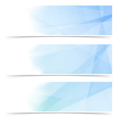 bright business geometrical flyers collection