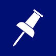 © Archimicrostock - Push pin icon. Attach a note. New Reminder. Create a bookmark.