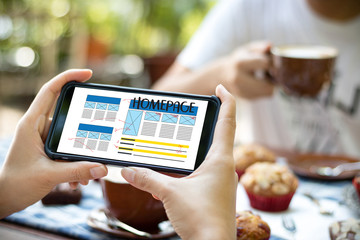 Poster - HOMEPAGE Global Address Browser Internet Website Design Software Media WWW  Domain HTML Innovation Technology Homepage