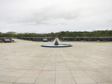 The Monument Of Okinawa Peace Memorial Park In Okinawa, Japan