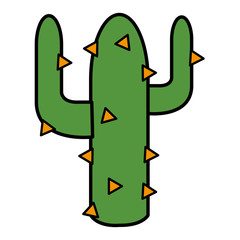 Canvas Print - cactus plant isolated icon vector illustration design