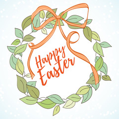 Wall Mural - Happy Easter card