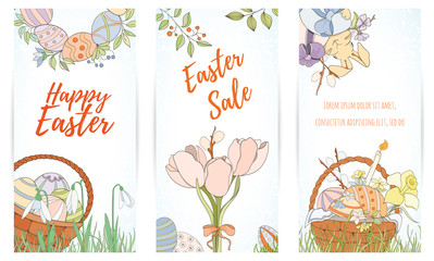 Wall Mural - Happy Easter card