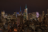 Fototapeta Nowy Jork - New York City skyline at night