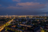 Fototapeta Miasto - Hamburg, Germany, panorama at night