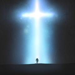 man and cross