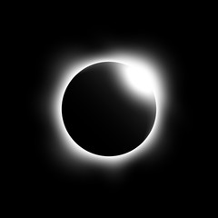 Wall Mural - eclipse of the sun . vector .