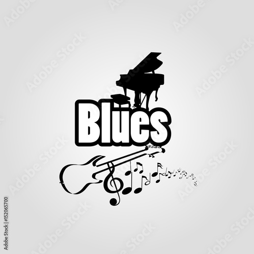 Fototapety Blues  muzyka-bluesowa