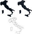 Italy map collection