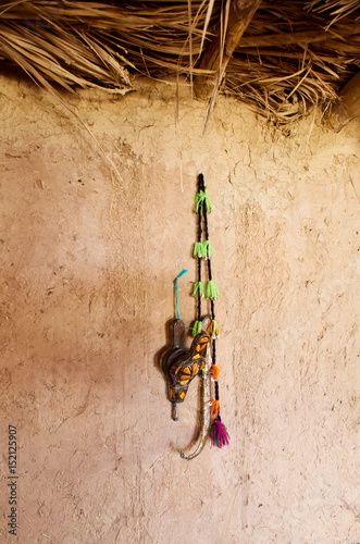Fotografia, Obraz Traditional Bellows for inflating the fire in the fireplace, Morocco