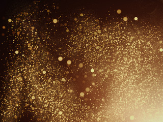 Poster - Creative golden backdrop