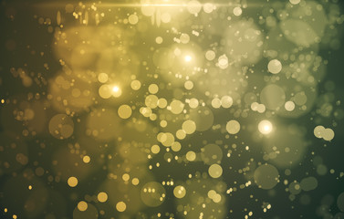 Poster - Spotty yellow background